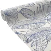 Papier peint intissé MANAHIVA coloris bleu électrique - 4MURS