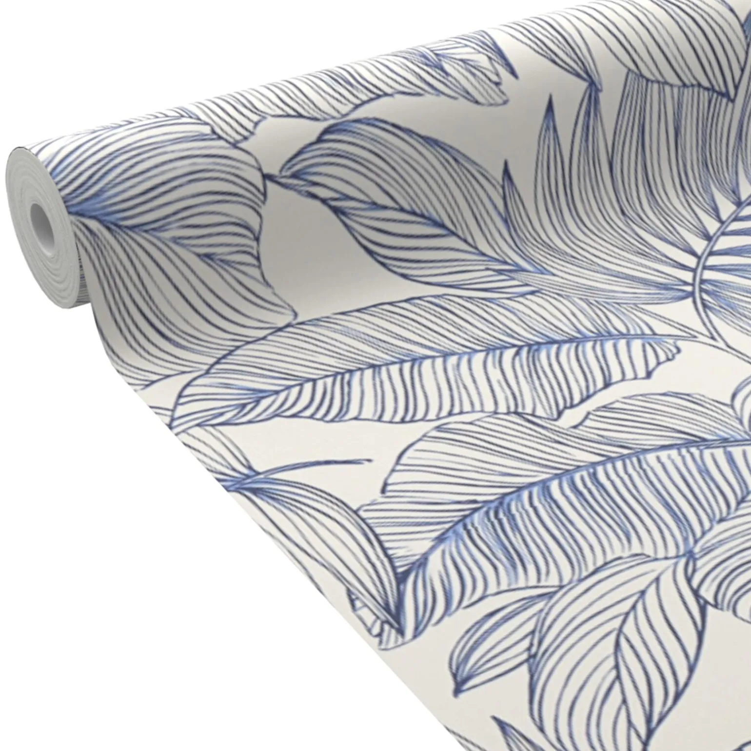 Papier peint intissé MANAHIVA coloris bleu électrique - 4MURS