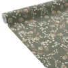 Papier peint intissé MANOA coloris vert kaki et ocre - 4MURS