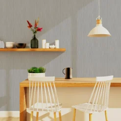 Papier peint intissé MARIANNE coloris gris moyen - 4MURS