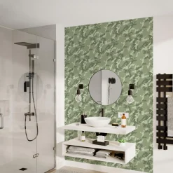 Papier peint intissé MILITARY coloris vert camouflage - 4MURS