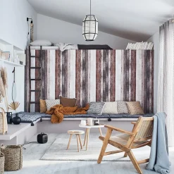 Papier peint intissé MIRAMAR coloris châtaigne - 4MURS