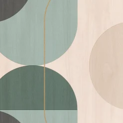 Papier peint intissé NAKILA coloris vert d'eau - 4MURS