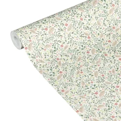Papier peint intissé NAOMI coloris vert et rose - 4MURS
