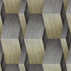 Papier peint intissé NESS coloris laiton - 4MURS
