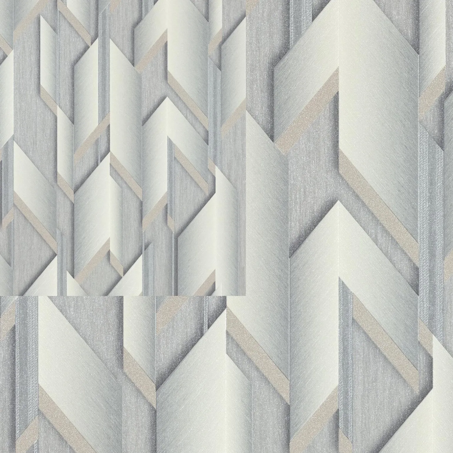 Papier peint intissé NIKOLAI coloris gris perle - 4MURS