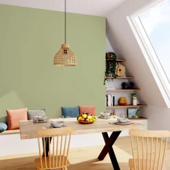 Papier peint intissé NUNCA coloris vert amande - 4MURS