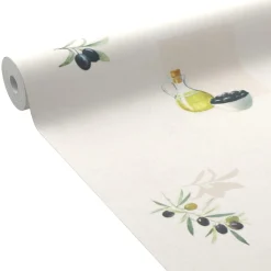 Papier peint intissé OLIO coloris blanc cassé - 4MURS