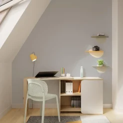 Papier peint intissé OPAL coloris gris galet - 4MURS