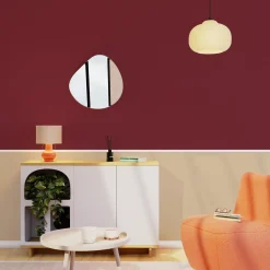 Papier peint intissé OPAL coloris marsala - 4MURS