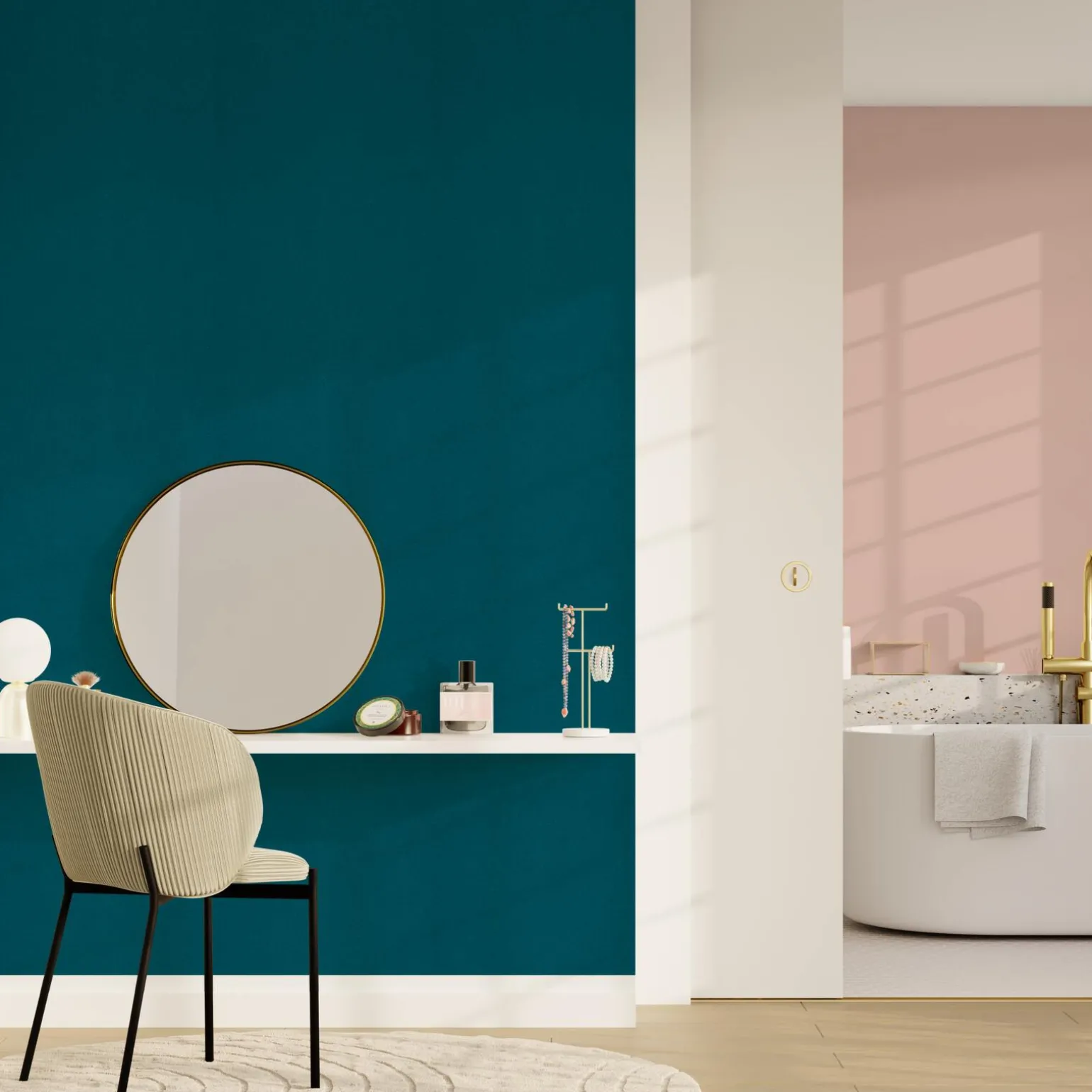 Papier peint intissé PALAZZO coloris bleu nuit - 4MURS
