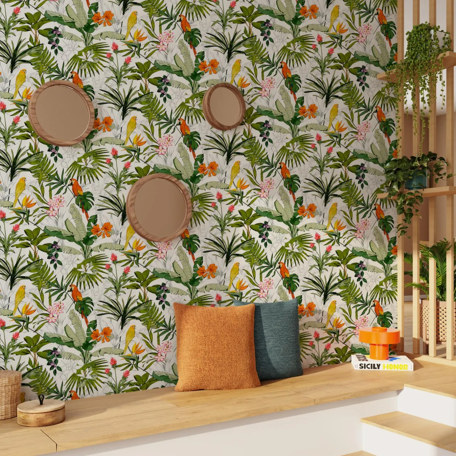 Papier peint intissé PARADISE coloris multicolore - 4MURS