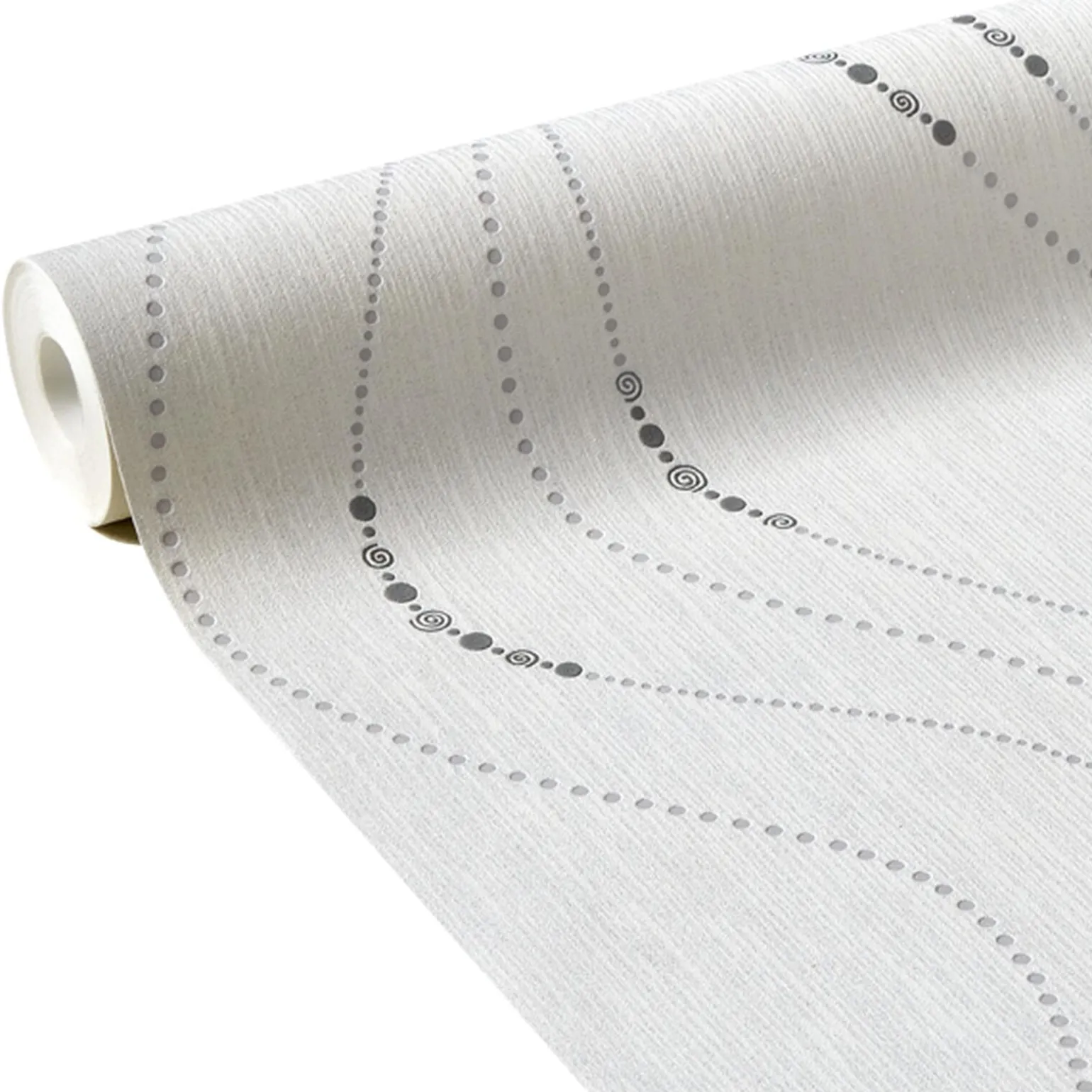 Papier peint intissé PERLIA coloris blanc - 4MURS