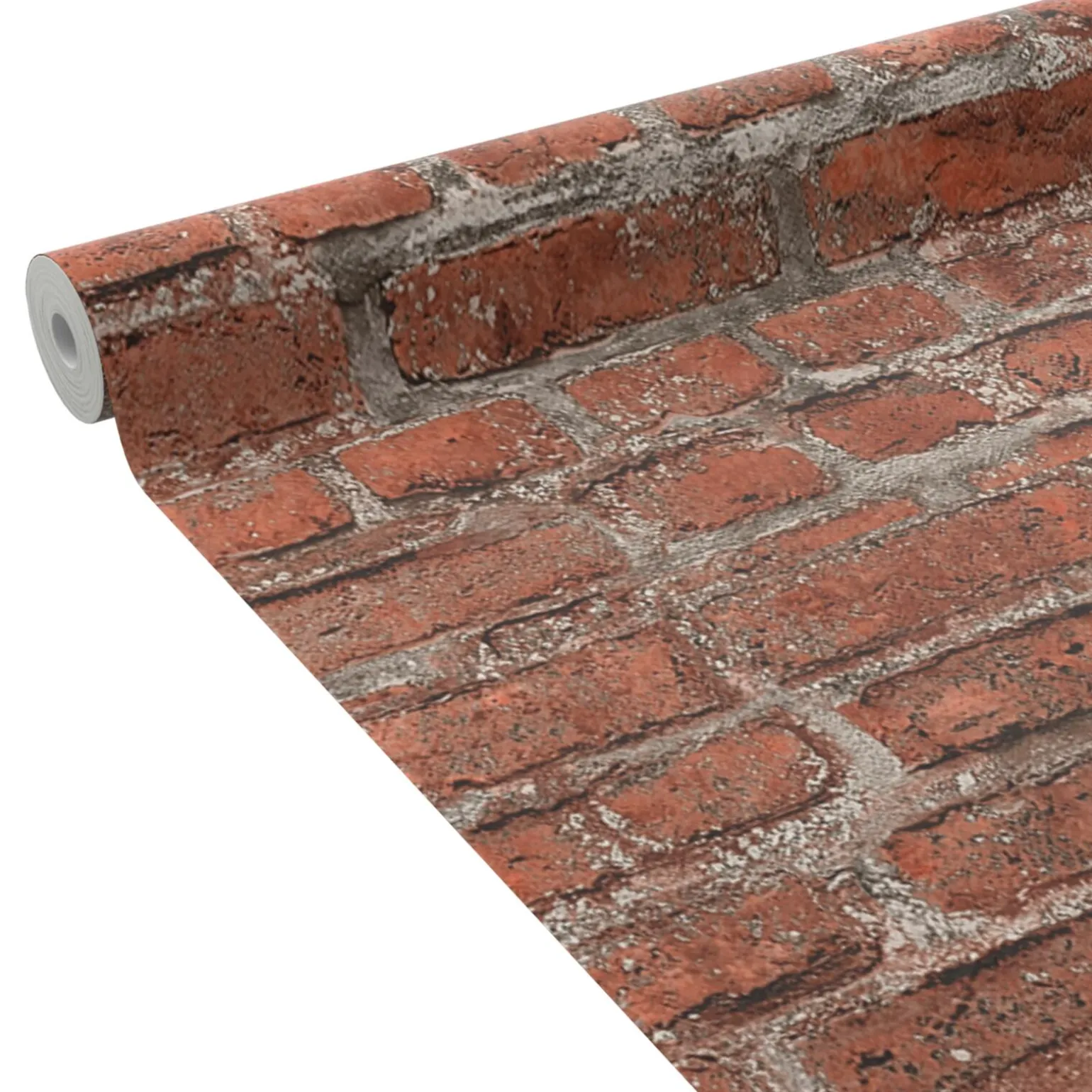 Papier peint intissé pré-encollé BALTIMORE rouge brique - 4MURS