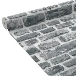 Papier peint intissé pré-encollé KENTUCKY gris foncé - 4MURS