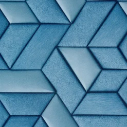 Papier peint intissé PRESTON coloris bleu denim - 4MURS
