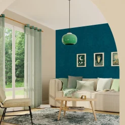 Papier peint intissé RAVENNE coloris bleu pétrole - 4MURS