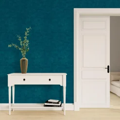 Papier peint intissé RAVENNE coloris bleu pétrole - 4MURS