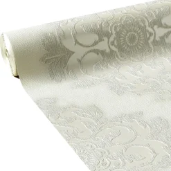 Papier peint intissé ROSACE coloris blanc - 4MURS