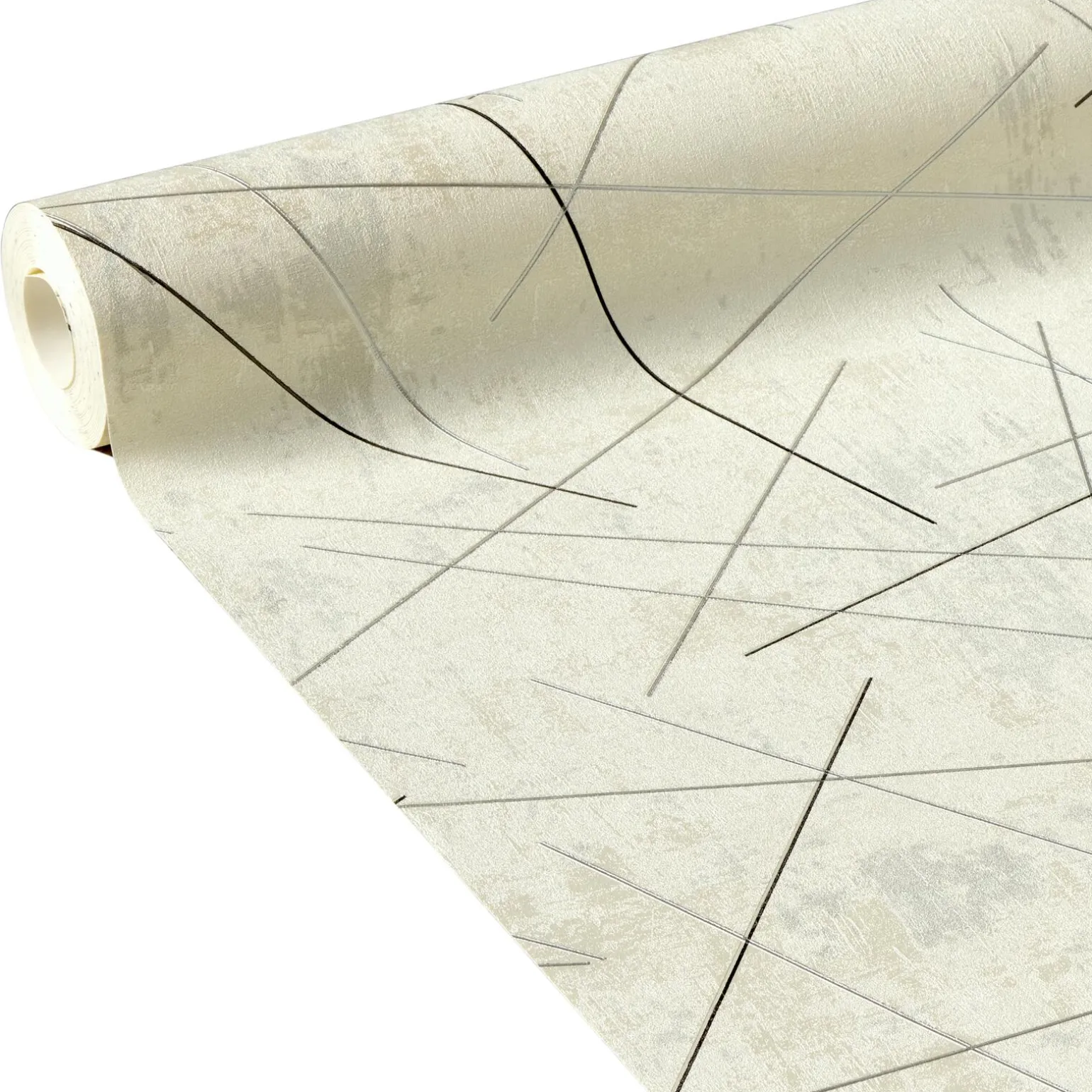 Papier peint intissé SEDNA coloris blanc - 4MURS