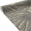 Papier peint intissé SHAÏNA coloris gris chaud - 4MURS
