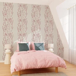 Papier peint intissé SOPHIA coloris bordeaux - 4MURS
