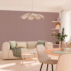 Papier peint intissé SUBLIME coloris bois de rose - 4MURS