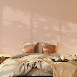 Papier peint intissé SUBLIME coloris rose poudré - 4MURS