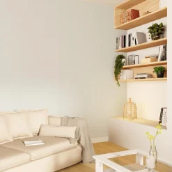 Papier peint intissé SUBLIME coloris blanc or - 4MURS