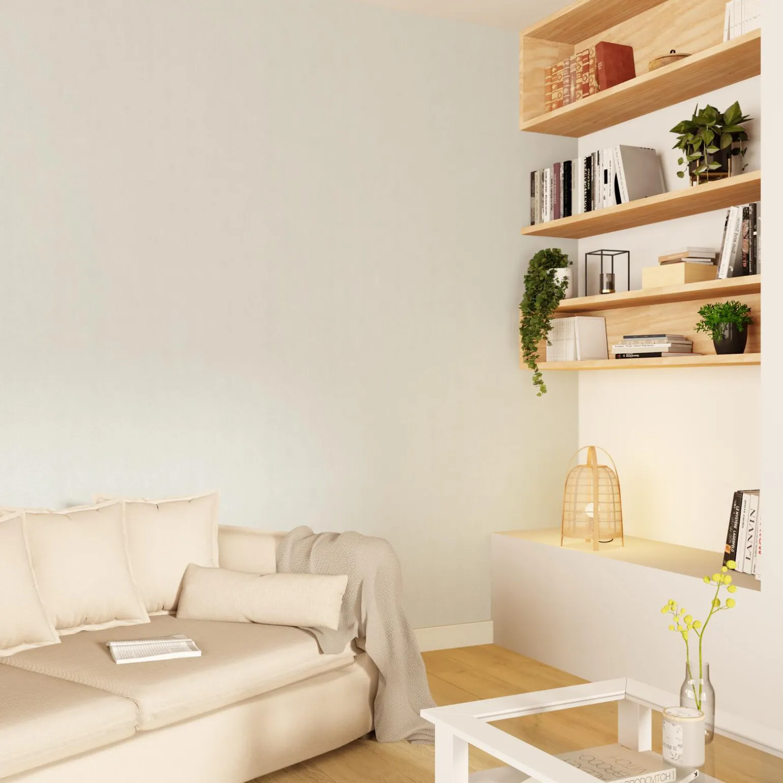 Papier peint intissé SUBLIME coloris blanc or - 4MURS