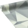 Papier peint intissé SWAN coloris blanc grisé - 4MURS