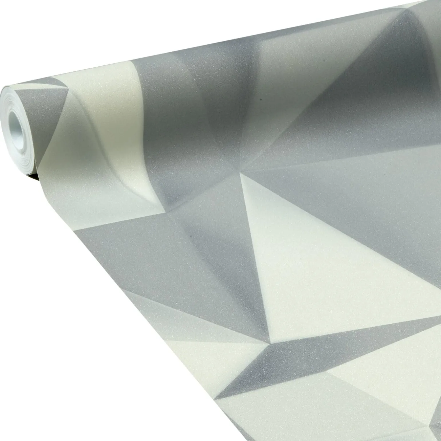 Papier peint intissé SWAN coloris blanc grisé - 4MURS