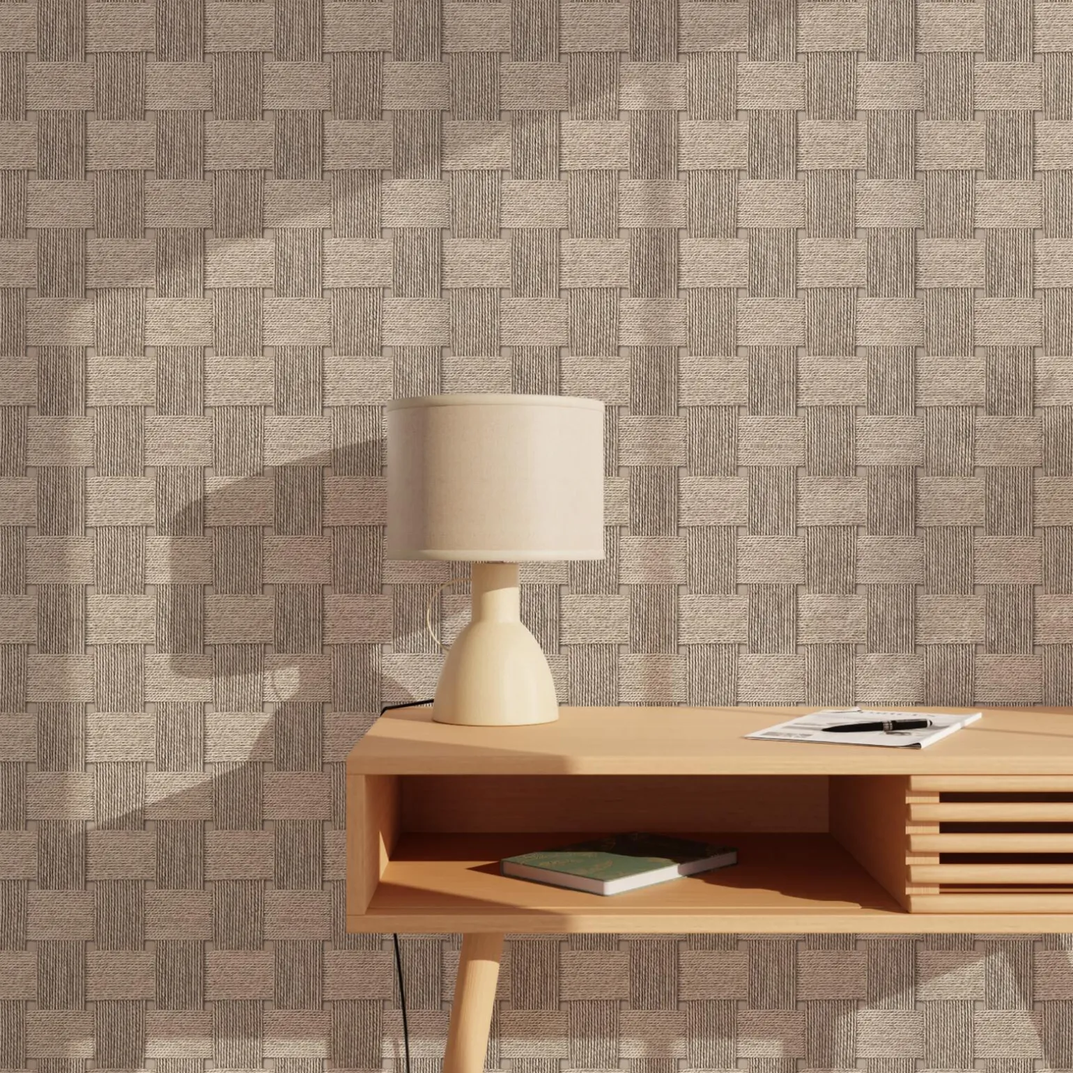Papier peint intissé SYLVANO coloris beige - 4MURS