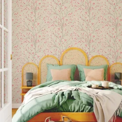 Papier peint intissé TOKYO BLOSSOM X METROPOLITAN STORIES écru - 4MURS