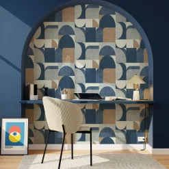 Papier peint intissé VADIM coloris multicolore - 4MURS