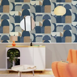 Papier peint intissé VADIM coloris multicolore - 4MURS