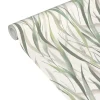 Papier peint intissé VELIA coloris vert et taupe - 4MURS