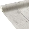 Papier peint intissé WOOD BOARD coloris gris perle - 4MURS