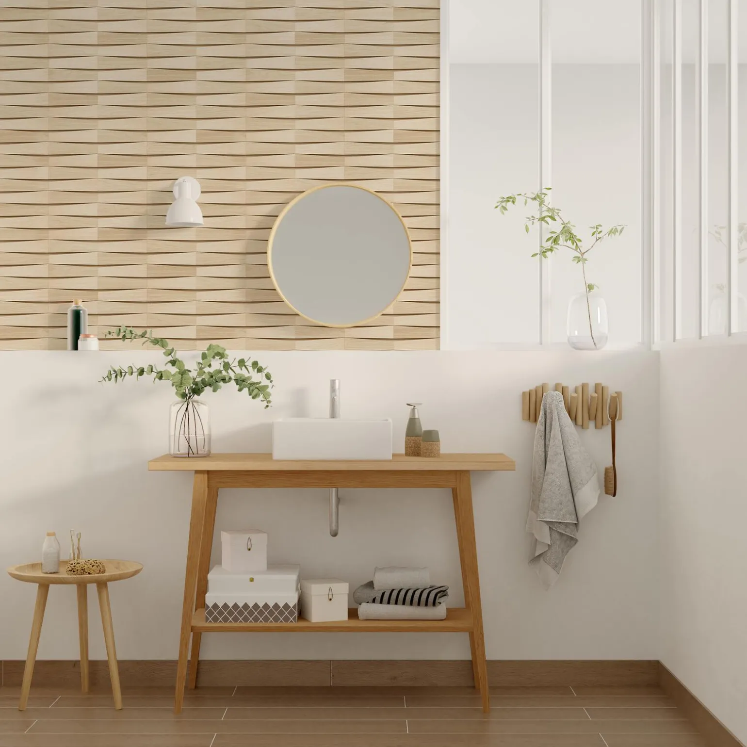 Papier peint intissé YOKO coloris beige - 4MURS