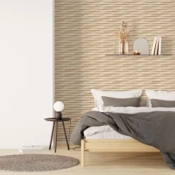 Papier peint intissé YOKO coloris beige - 4MURS