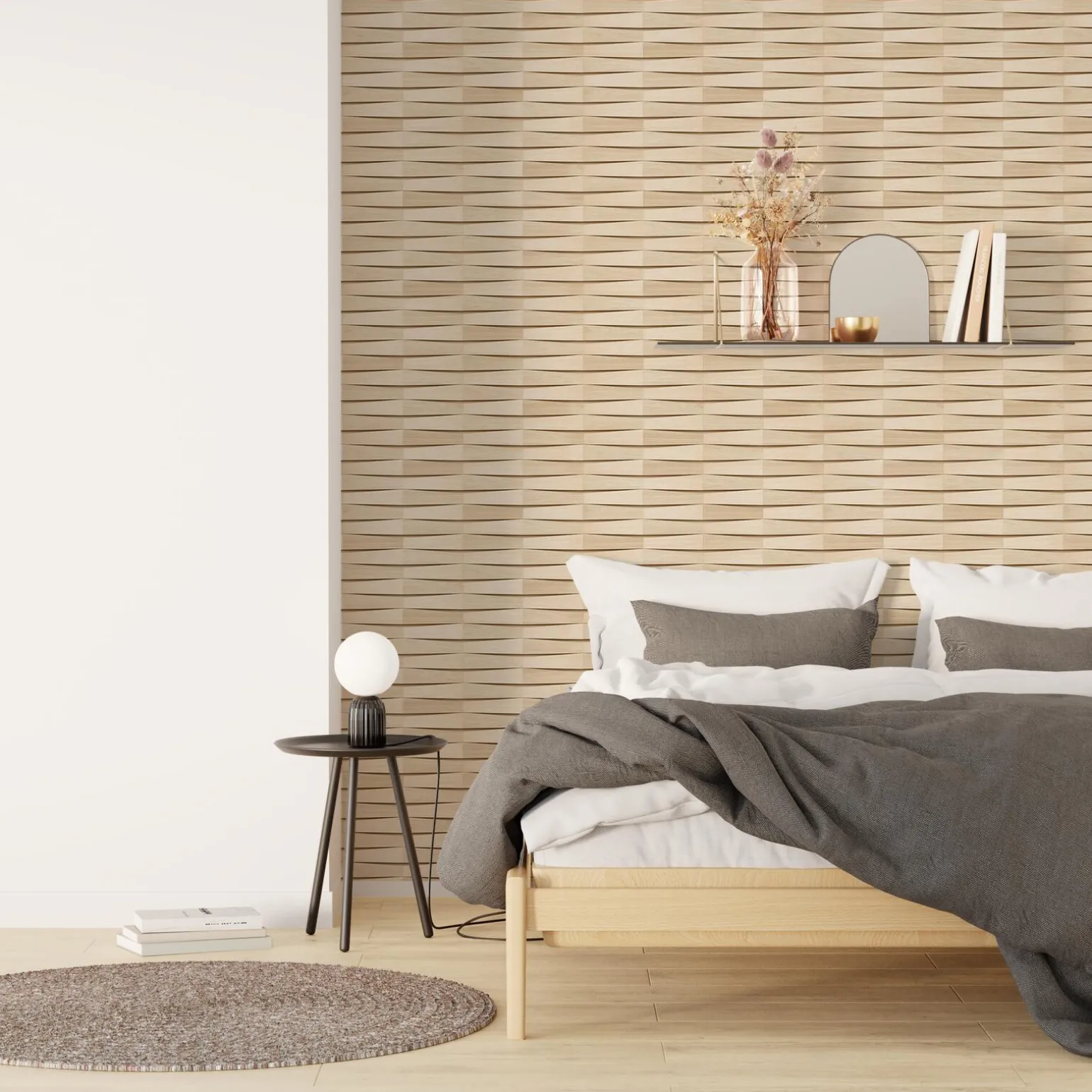 Papier peint intissé YOKO coloris beige - 4MURS