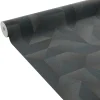 Papier peint intissé ZAKARY coloris bleu grisé et taupe - 4MURS