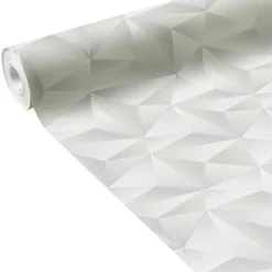 Papier peint intissé ZENITH coloris blanc perlé - 4MURS