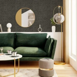 Papier peint intissé ZIBRA coloris brun - 4MURS