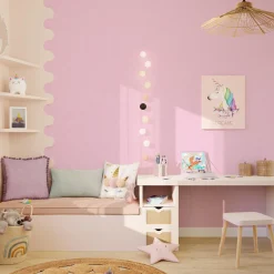 Papier peint PANAMA coloris rose barbapapa - 4MURS