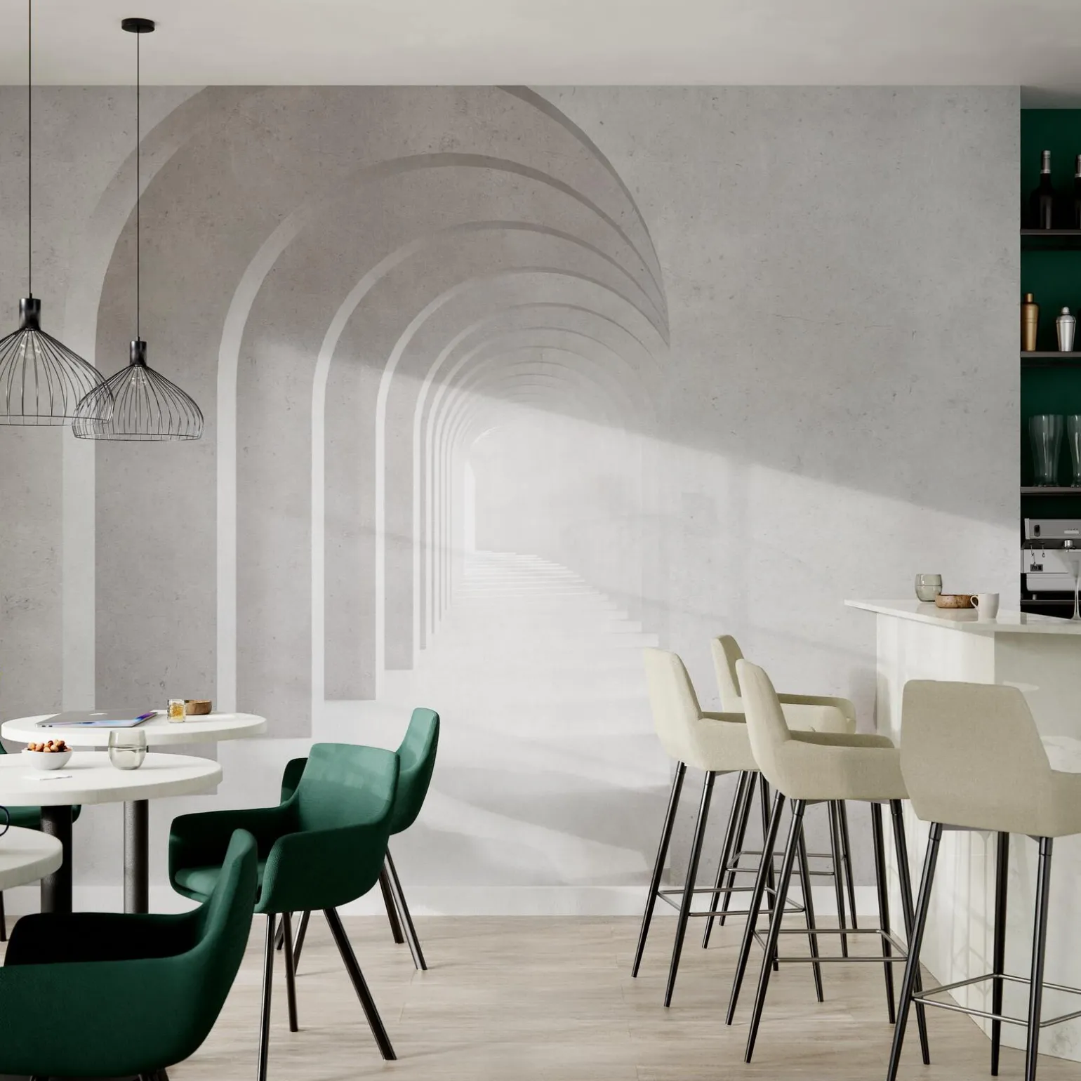 Papier peint panoramique XL ALBAN 371 x 280 cm - 4MURS