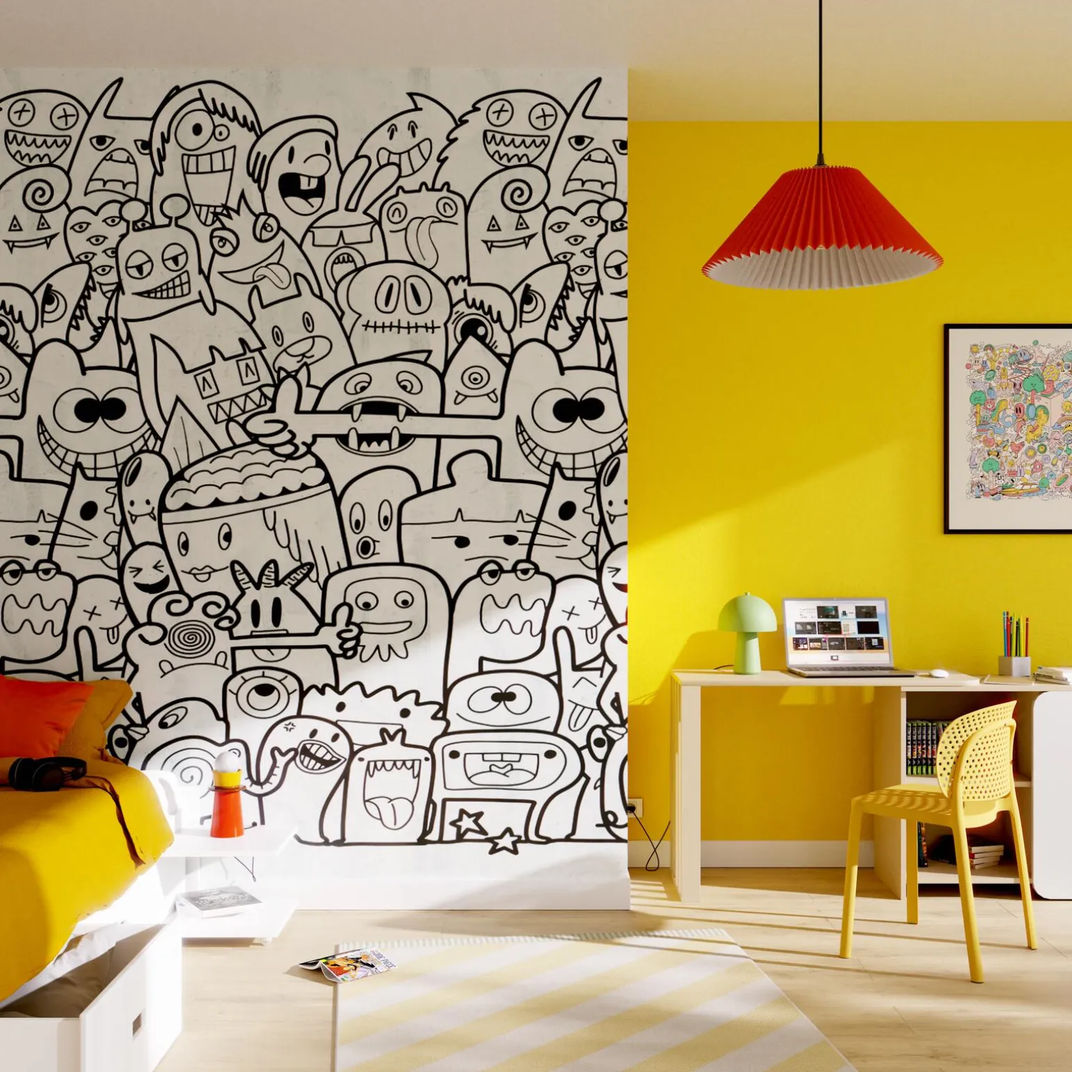 Papier peint panoramique L WILLY 159 x 280 cm - 4MURS