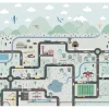 Papier peint panoramique XL LITTLE MOTORS XL 300 x 270 cm - 4MURS