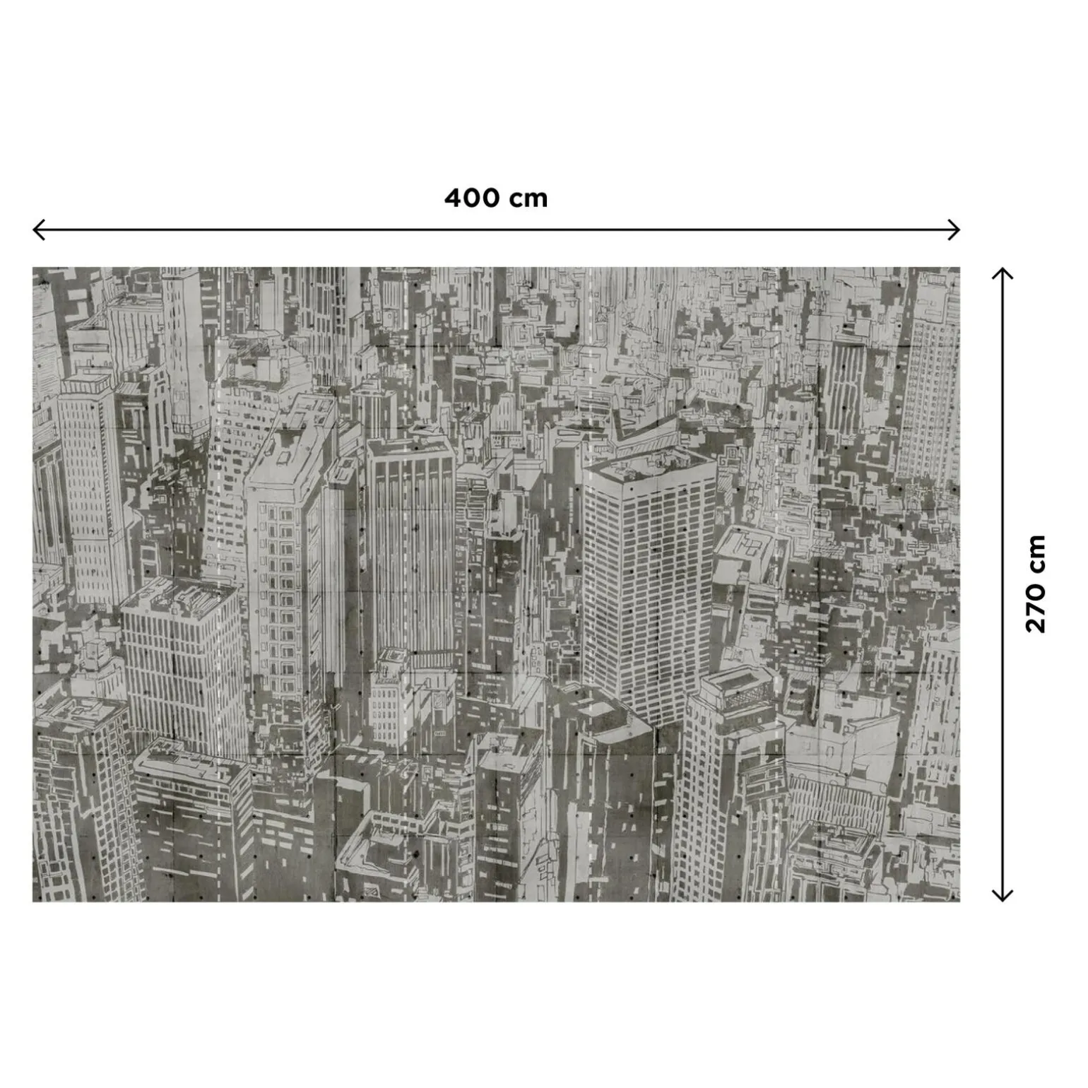 Papier peint panoramique XL GINZA 400 x 270 cm - 4MURS