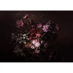 Papier peint panoramique XL FILAMENE 400 x 270 cm mauve et noir